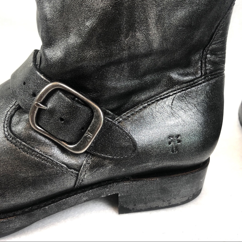 NWT Frye | Women’s Metallic Veronica Ankle Boots - Picture 7 of 14